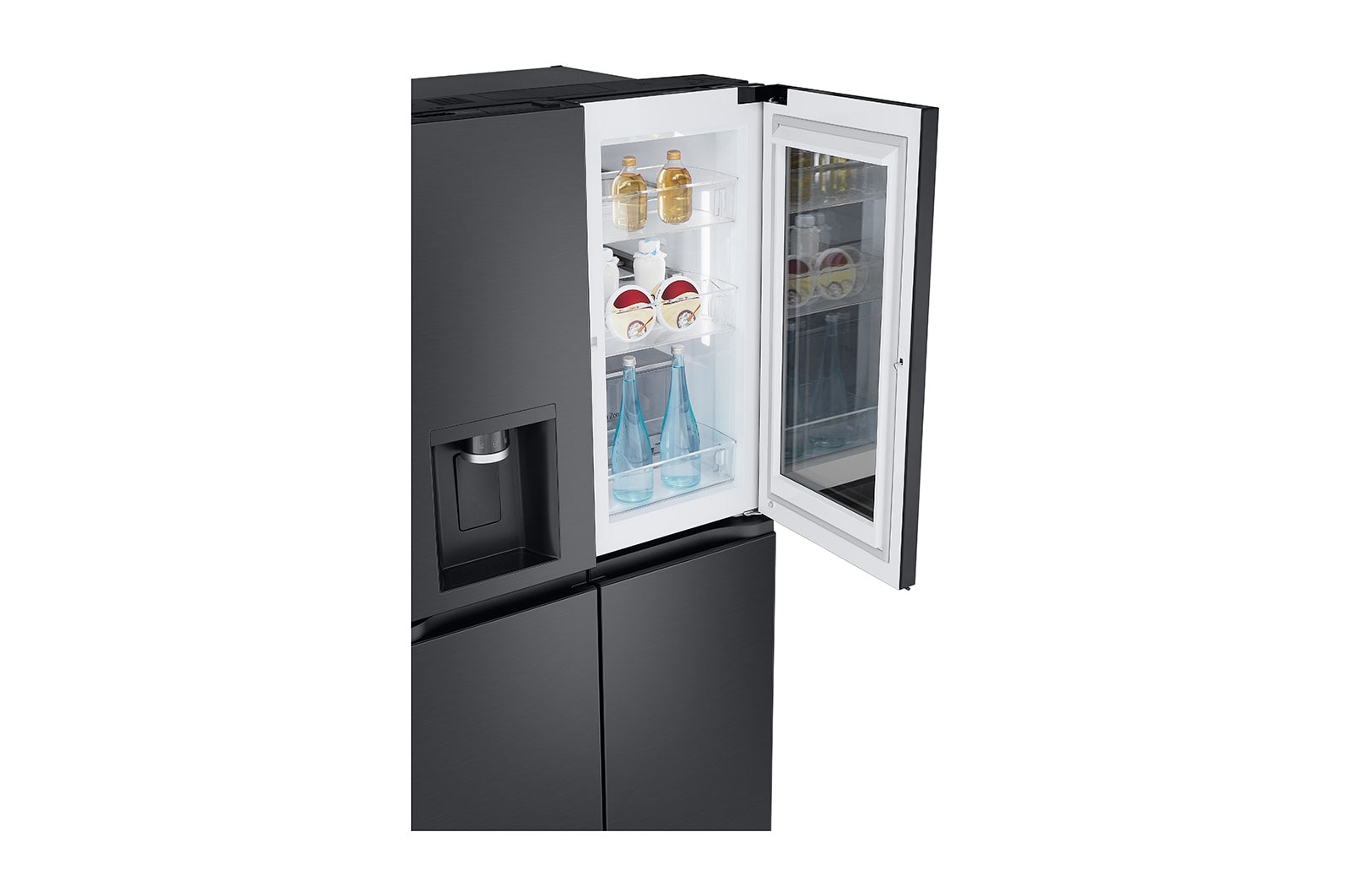 LG 642L French Door Fridge with InstaView®, GF-V700MBLC