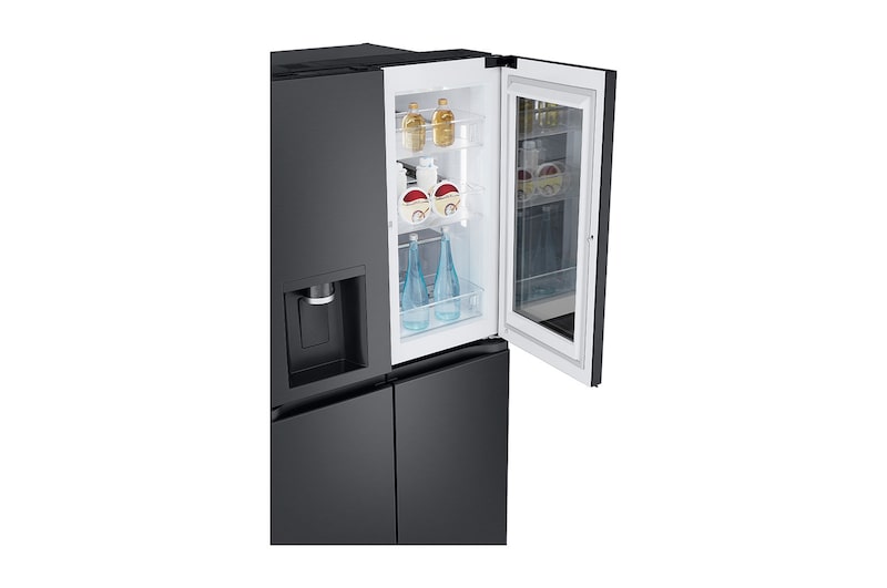 LG 642L French Door Fridge with InstaView®, GF-V700MBLC
