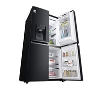 LG 637L French Door Fridge, with InstaView Door-In-Door®, in Matte Black finish, GF-V706MBL