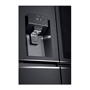 LG 637L French Door Fridge, with InstaView Door-In-Door®, in Matte Black finish, GF-V706MBL