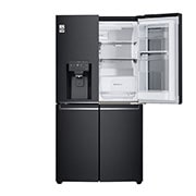 LG 637L French Door Fridge, with InstaView Door-In-Door®, in Matte Black finish, GF-V706MBL