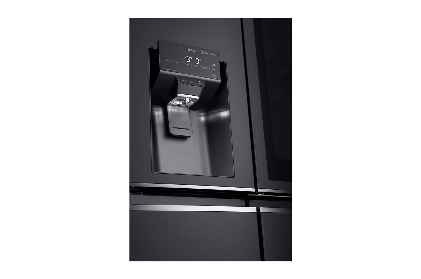 Lg 706l french door fridge matte black discount