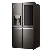 LG 708L French Door Fridge, with InstaView Door-in-Door®, in Black Stainless Steel, GF-V708BSL