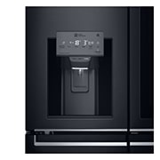 LG 708L French Door Fridge, with InstaView Door-in-Door®, in Matte Black Stainless Steel, GF-V708MBSL
