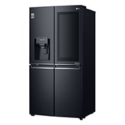 LG 708L French Door Fridge, with InstaView Door-in-Door®, in Matte Black Stainless Steel, GF-V708MBSL