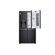 LG 852L French Door Fridge, with InstaView Door-In-Door®, in Matte Black finish, GF-V910MBL