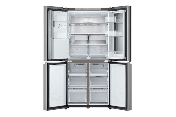 LG 508L Slim French Door Fridge with InstaView®, GF-VN500PL