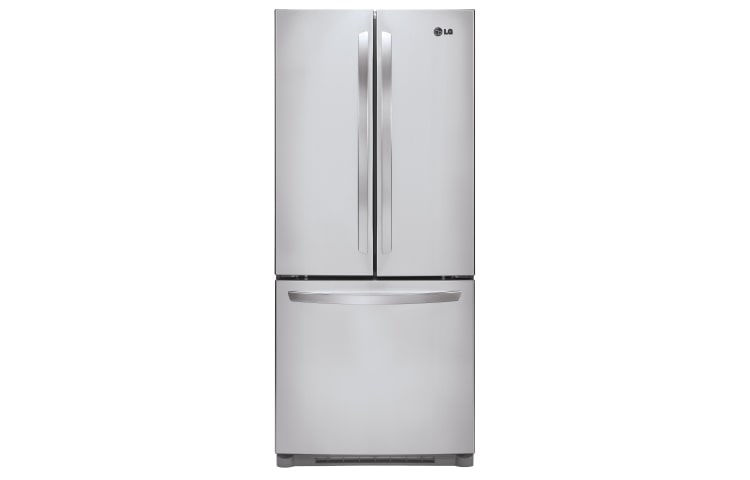 Front view of 583L 3 Door Stainless Steel French Door fridge GM-B208ST