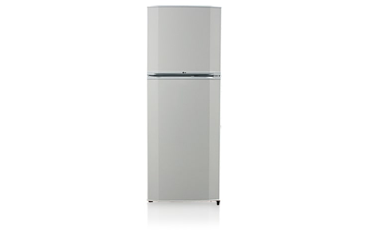 Front view of 205L White Top Mount Fridge with Moisture Balance Crisper™ GN-205VW