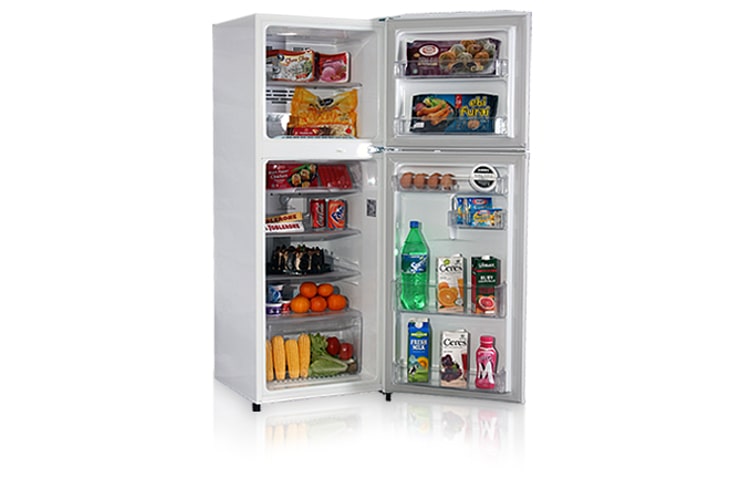 LG 205L White Top Mount Fridge with Moisture Balance Crisper™, GN-205VW