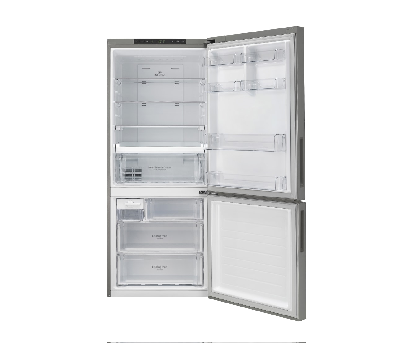 LG 450L Bottom Mount Refrigerator with 4 Star Energy Rating, GN-450USL