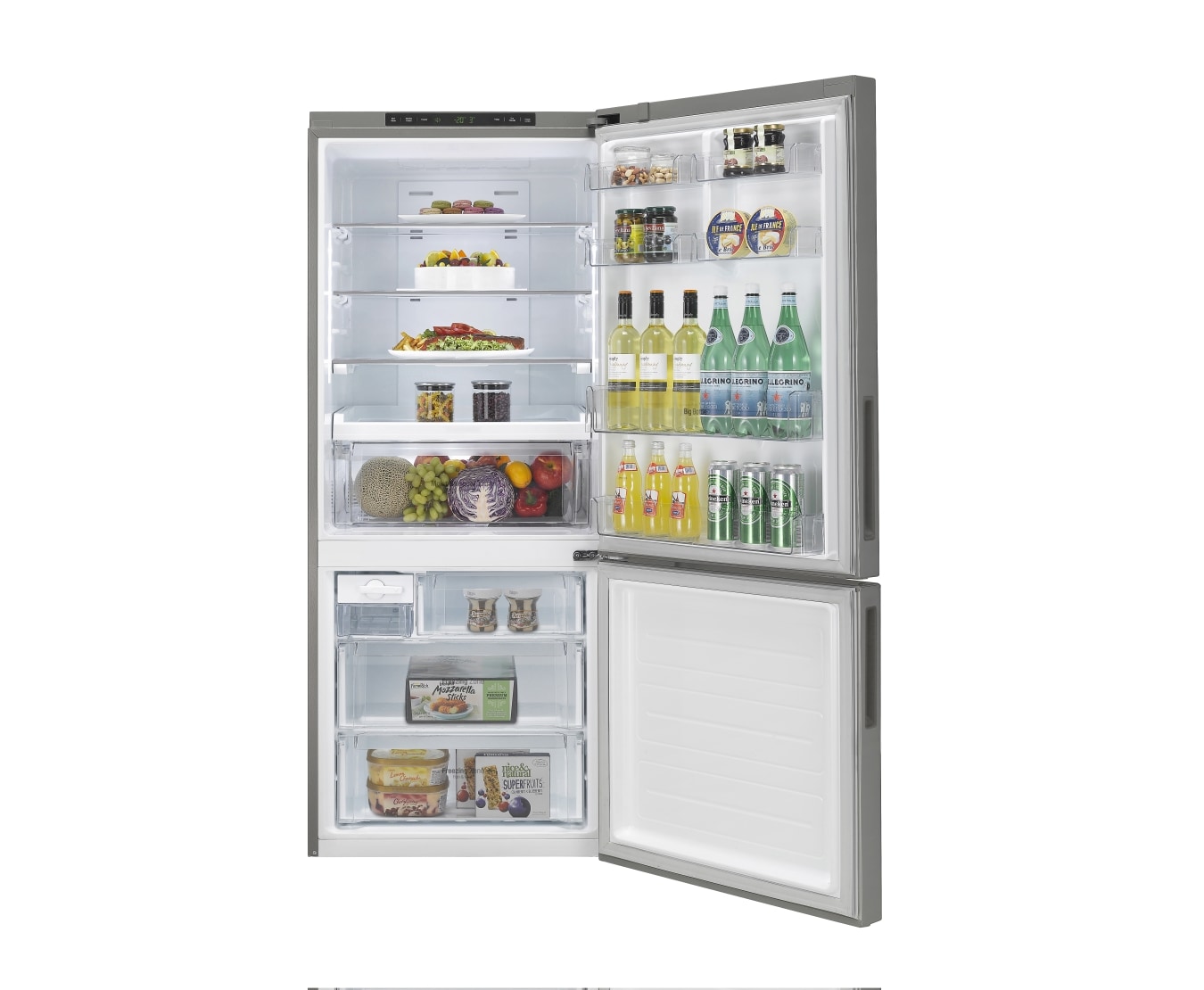 LG 450L Bottom Mount Refrigerator with 4 Star Energy Rating, GN-450USL