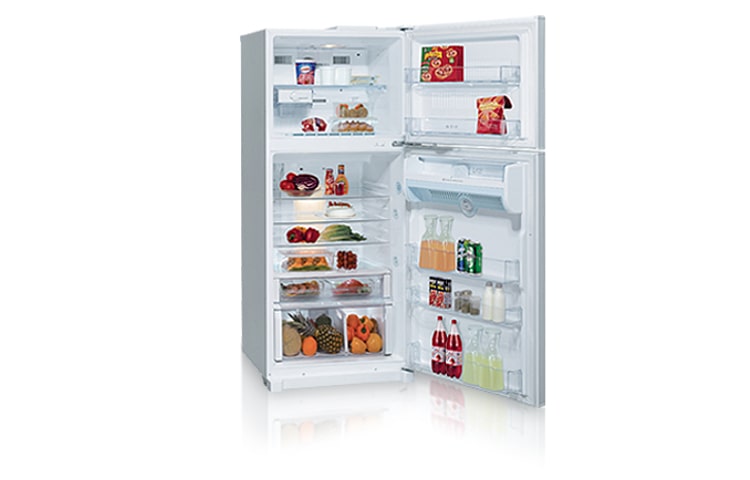 LG 491L Icebeam Door Cooling Top Mount Fridge, GN-R491FW