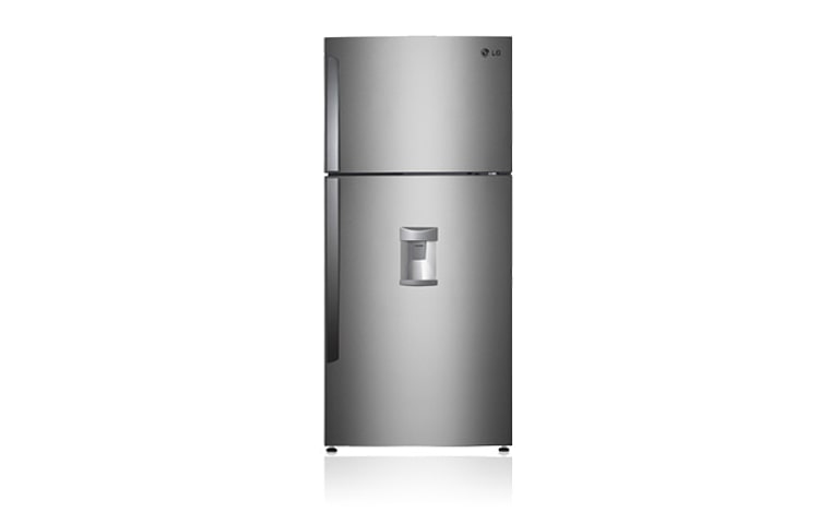 Front view of 407L Top Mount Refrigerator with Inverter Compressor GN-W407GSL