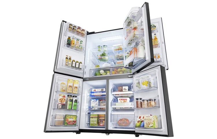 LG 906L Door-In-Door® French Door Fridge With Triple Filtered Ice & Water, GP-5D906BSL