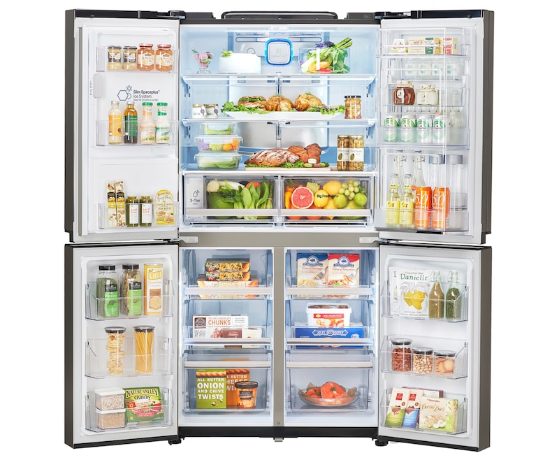 LG 906L Door-In-Door® French Door Fridge With Triple Filtered Ice & Water, GP-5D906BSL