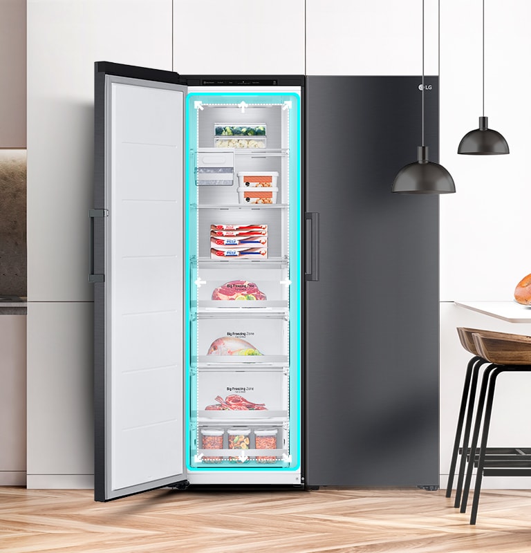 Lg pigeon pair fridge freezer top