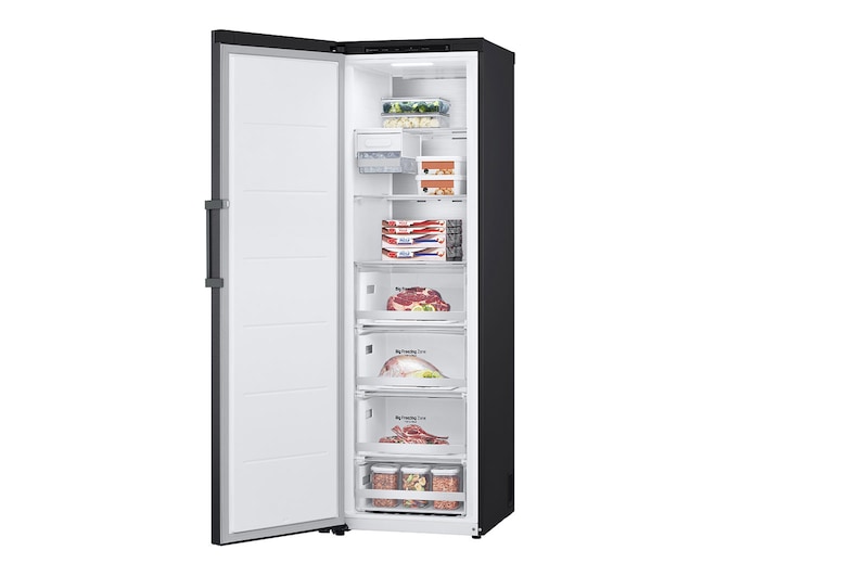 LG 324L Pigeon Pair Freezer - Matte Black Finish, GP-F324MBL