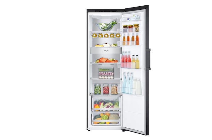 LG 386L Pigeon Pair Fridge - Matte Black Finish, GP-R386MBL