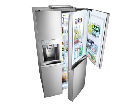LG 661L Door-In-Door® Side by Side Refrigerator with Ice & Water Dispenser, GR-D257SL