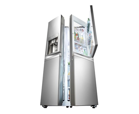 LG 661L Door-In-Door® Side by Side Refrigerator with Ice & Water Dispenser, GR-D257SL