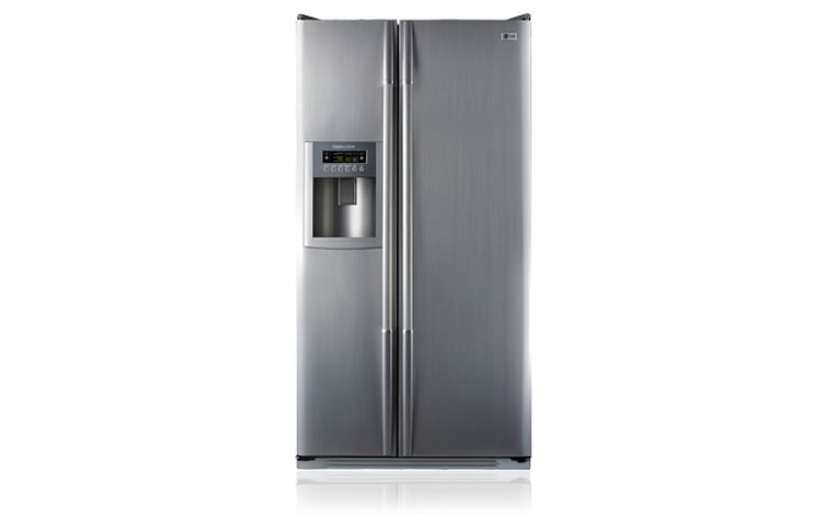 Front view of 567L Titanium Side by Side with Automatic Ice Maker GR-L197NIS