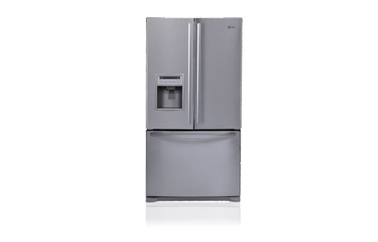 Front view of 704 litre 2 Door French Door Fridge with Ice &amp; Water In Door GR-L258DS
