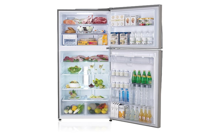 LG 601L Top Mount Refrigerator with Water Dispenser and Inverter Compressor, GR-W600GSL