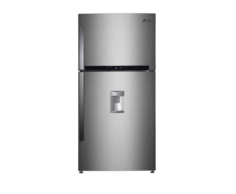 LG 601L Top Mount Refrigerator with Water Dispenser and Inverter Compressor, GR-W600GSL