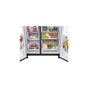 LG 655L Side by Side Fridge - Matte Black Finish, GS-B600MBL