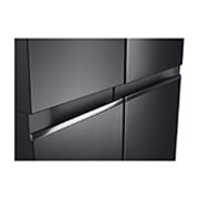 LG 655L Side by Side Fridge - Matte Black Finish, GS-B655MBL