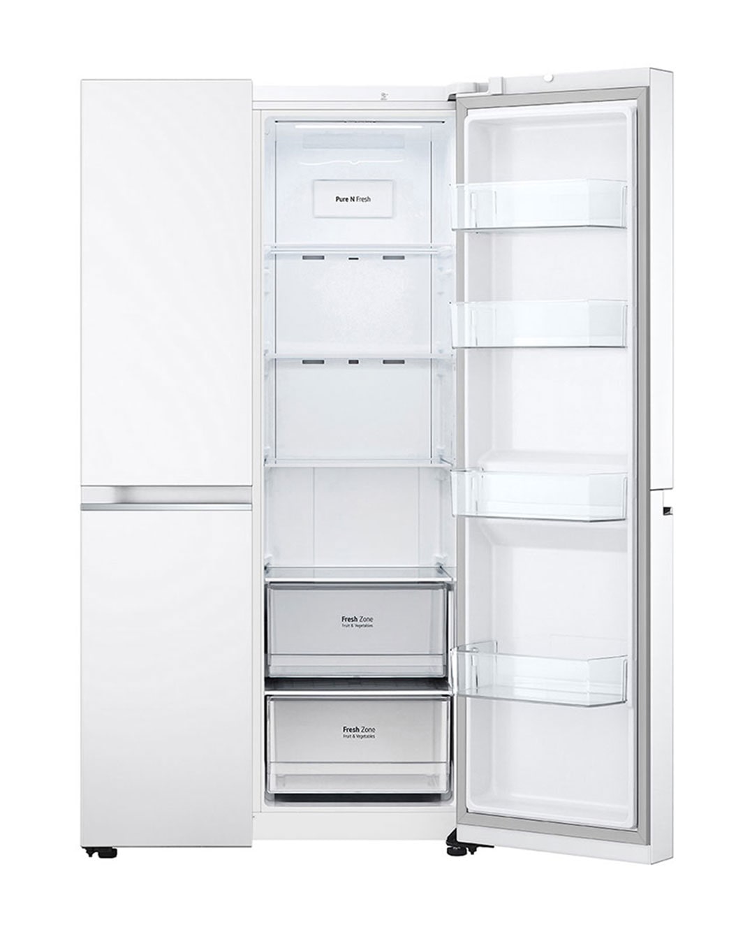 642L Side by Side Fridge With 3 Star Energy Rating GSB655WL LG AU