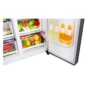 LG 642L Side by Side Fridge - Stainless Finish, GS-B680PL