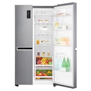 LG 642L Side by Side Fridge - Stainless Finish, GS-B680PL