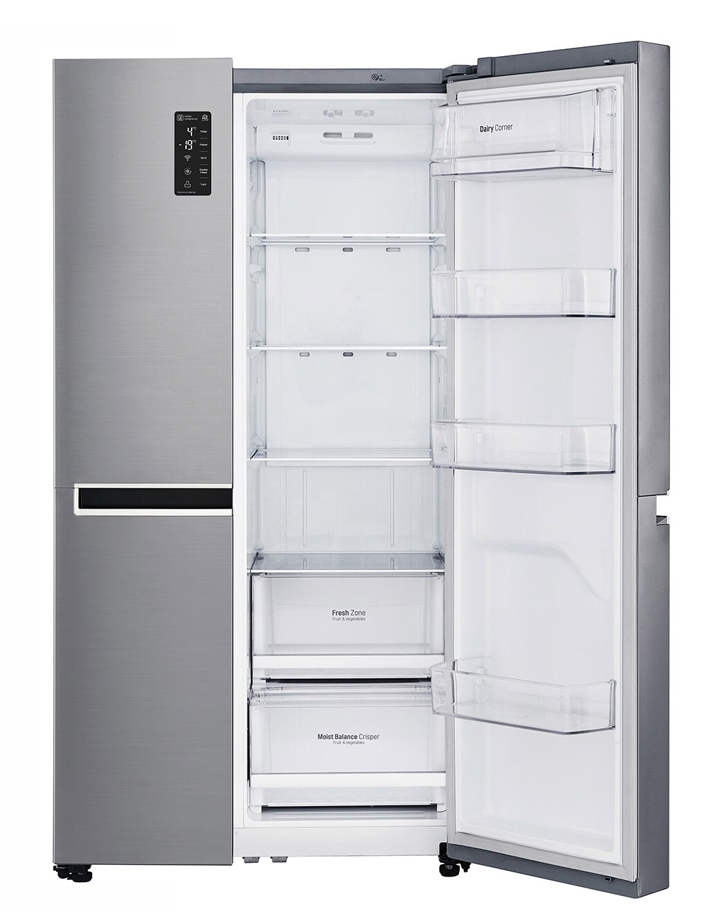 642L Side by Side Fridge in Stainless GSB680PL LG AU