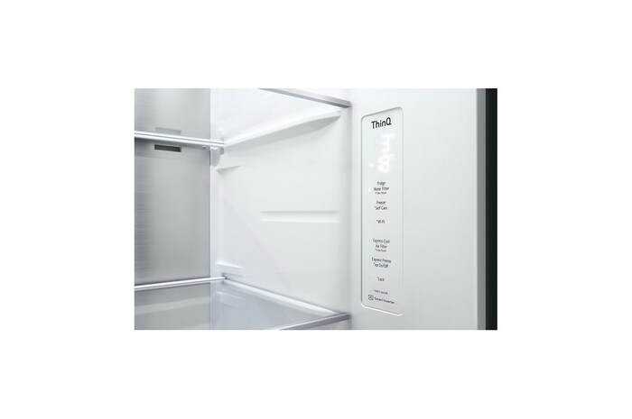 LG 635L Side by Side Fridge with Craft Ice™, GS-D600MBLC