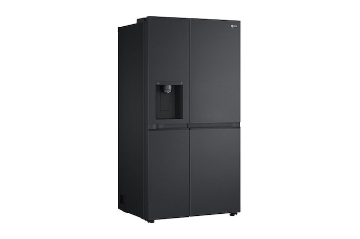 LG 635L Side by Side Fridge with Craft Ice™, GS-D600MBLC