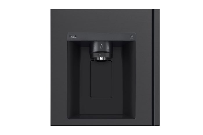 LG 635L Side by Side Fridge with Craft Ice™, GS-D600MBLC