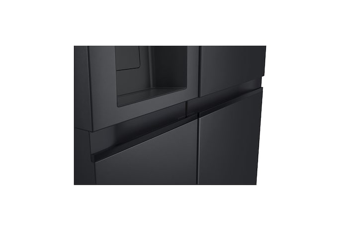 LG 635L Side by Side Fridge with Craft Ice™, GS-D600MBLC