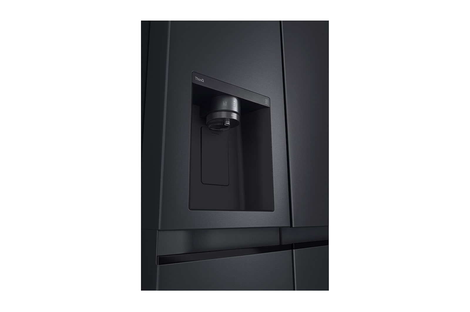 LG 635L Side by Side Fridge with Craft Ice™, GS-D600MBLC