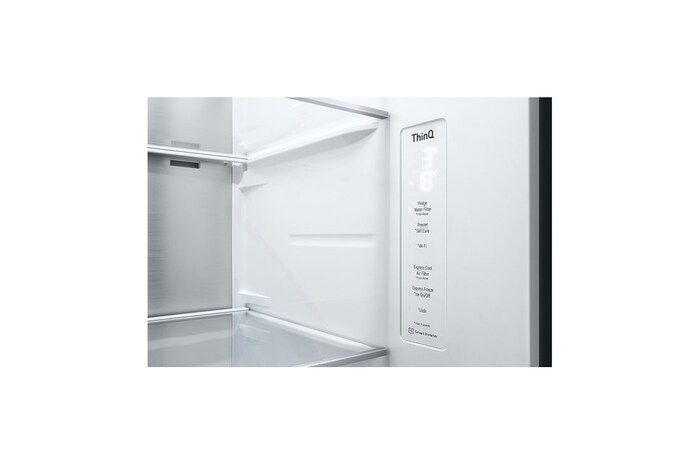 LG 635L Side by Side Fridge with Craft Ice™, GS-D600PLC