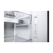 LG 635L Side by Side Fridge in Stainless Finish, GS-D635PLC