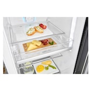 LG 665L Side by Side Fridge, Door-in-Door® in Black Stainless Steel, GS-D665BSL