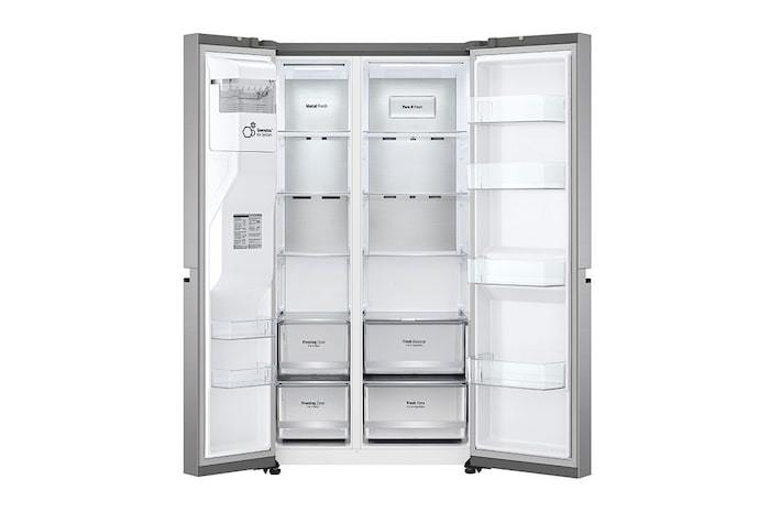 LG 635L Side by Side Fridge - Plumbed, GS-L600PL