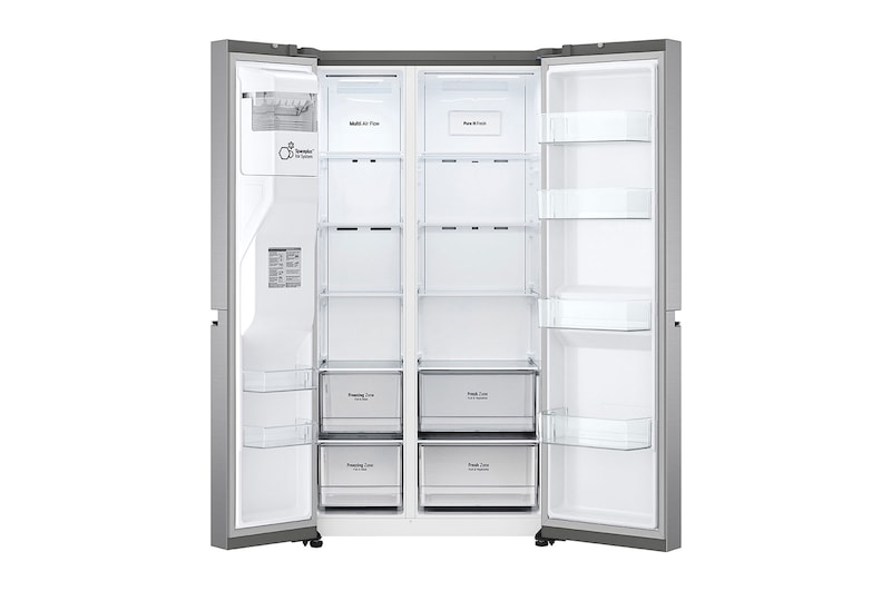 LG 635L Side by Side Fridge with Door-in-Door®, GS-L635PL