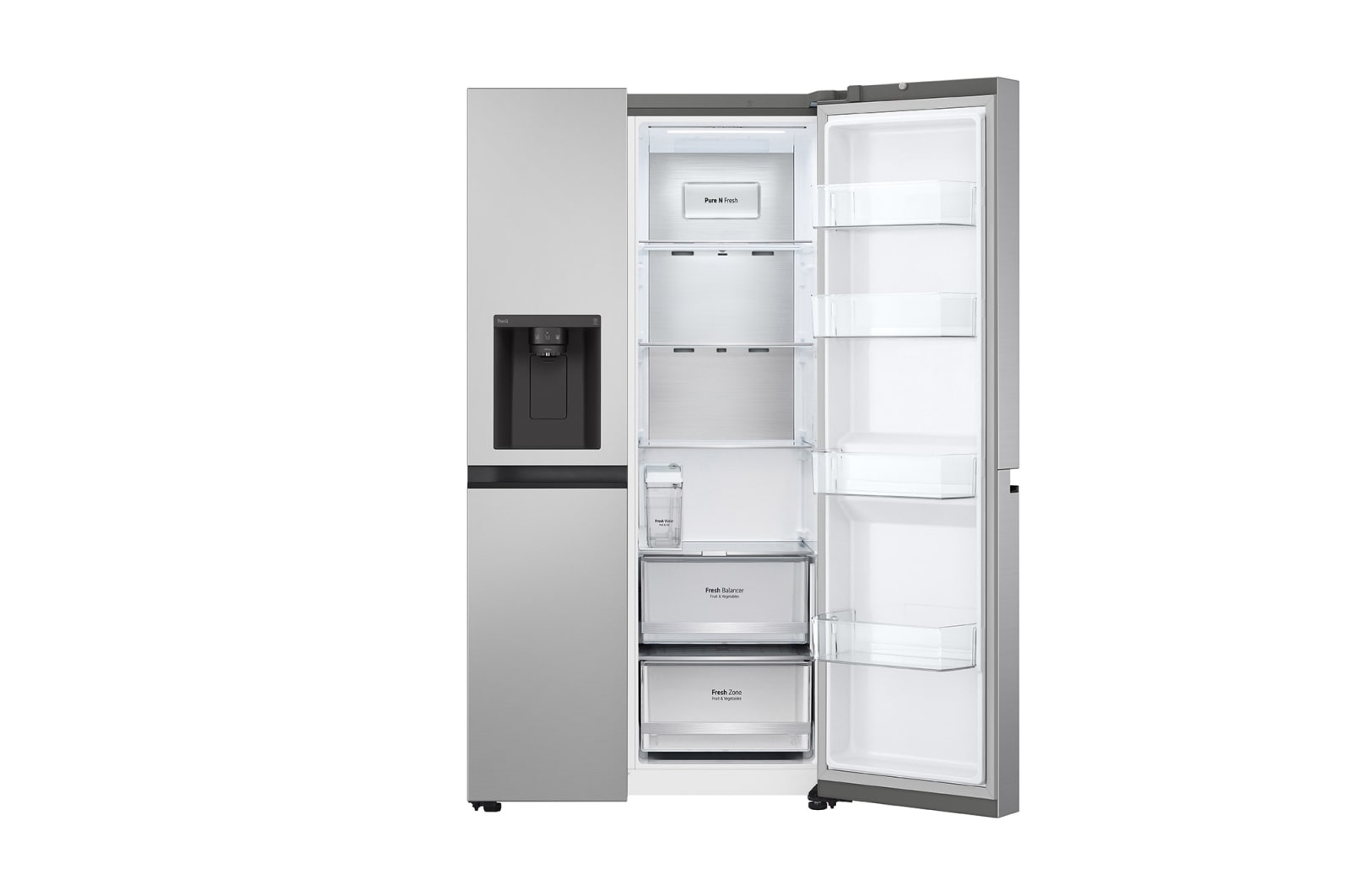 LG 635L Side by Side Fridge - Non-Plumbed, GS-N600PL
