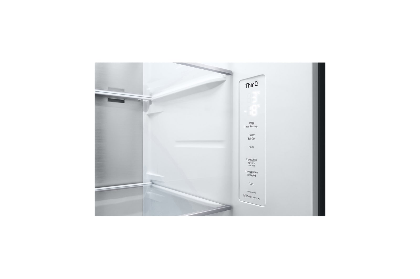 LG 635L Side by Side Fridge - Non-Plumbed, GS-N600PL