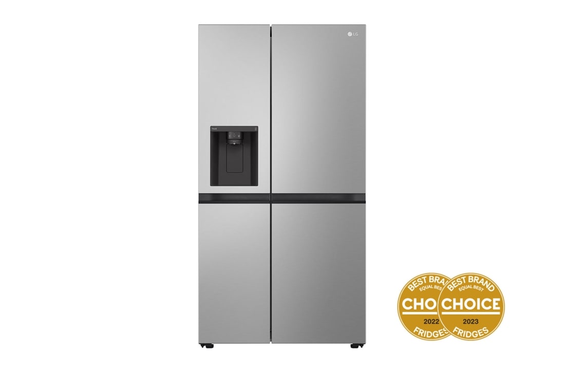 635L Side by Side Fridge with NonPlumbed Ice & Water Dispenser GS
