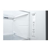 LG 635L Side by Side Fridge - Non-Plumbed, GS-N635MBL