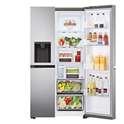 LG 635L Side by Side Fridge - Non-Plumbed, GS-N635PL